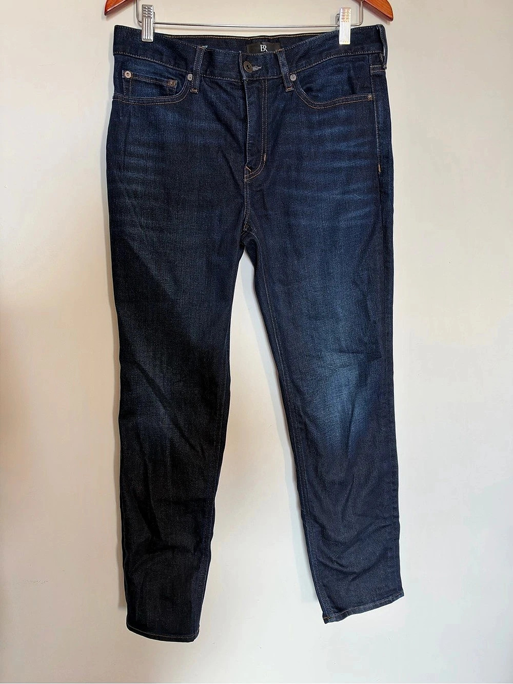 Banana Republic Men’s Slim Traveler Jeans – 31x30 Dark Wash